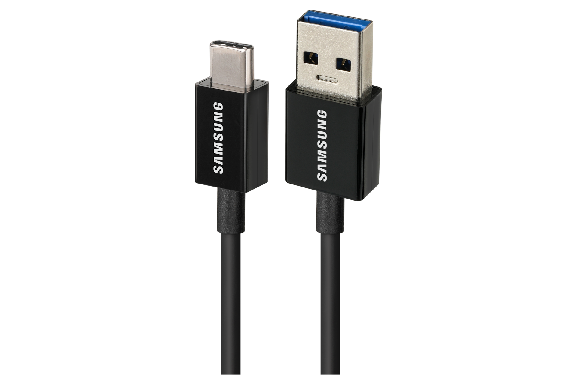 USB 3.0 to Type-C 케이블 블랙 정면