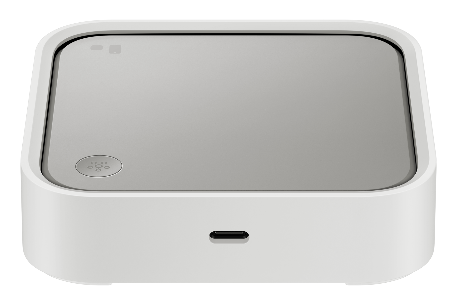 스마트싱스 스테이션 화이트 제품 USB-C 포트 부분 확대한 이미지