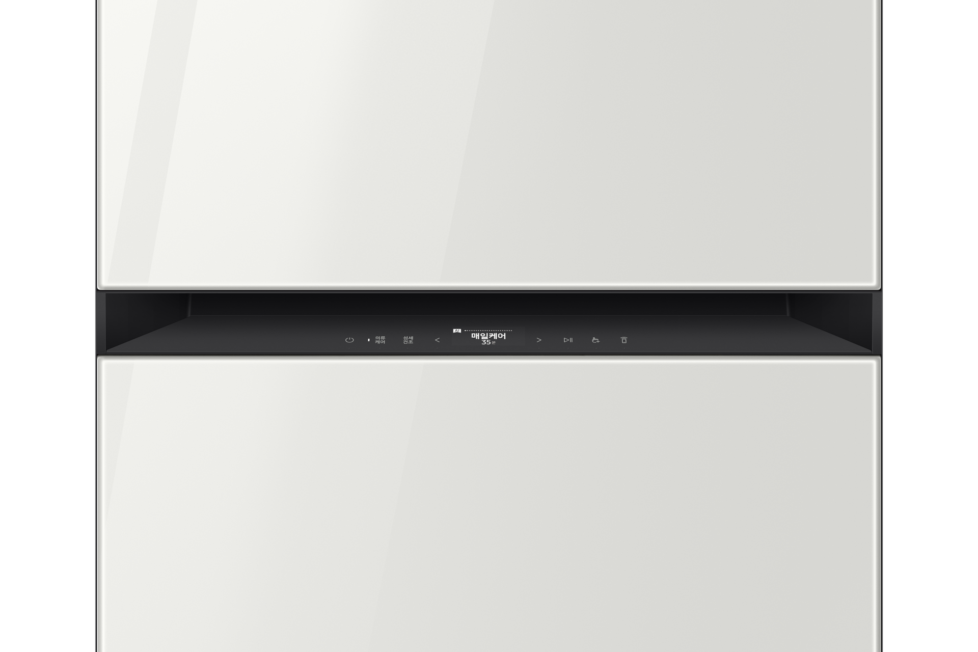 Bespoke AI 에어드레서 대용량 5~9벌 글램 화이트 정면 확대