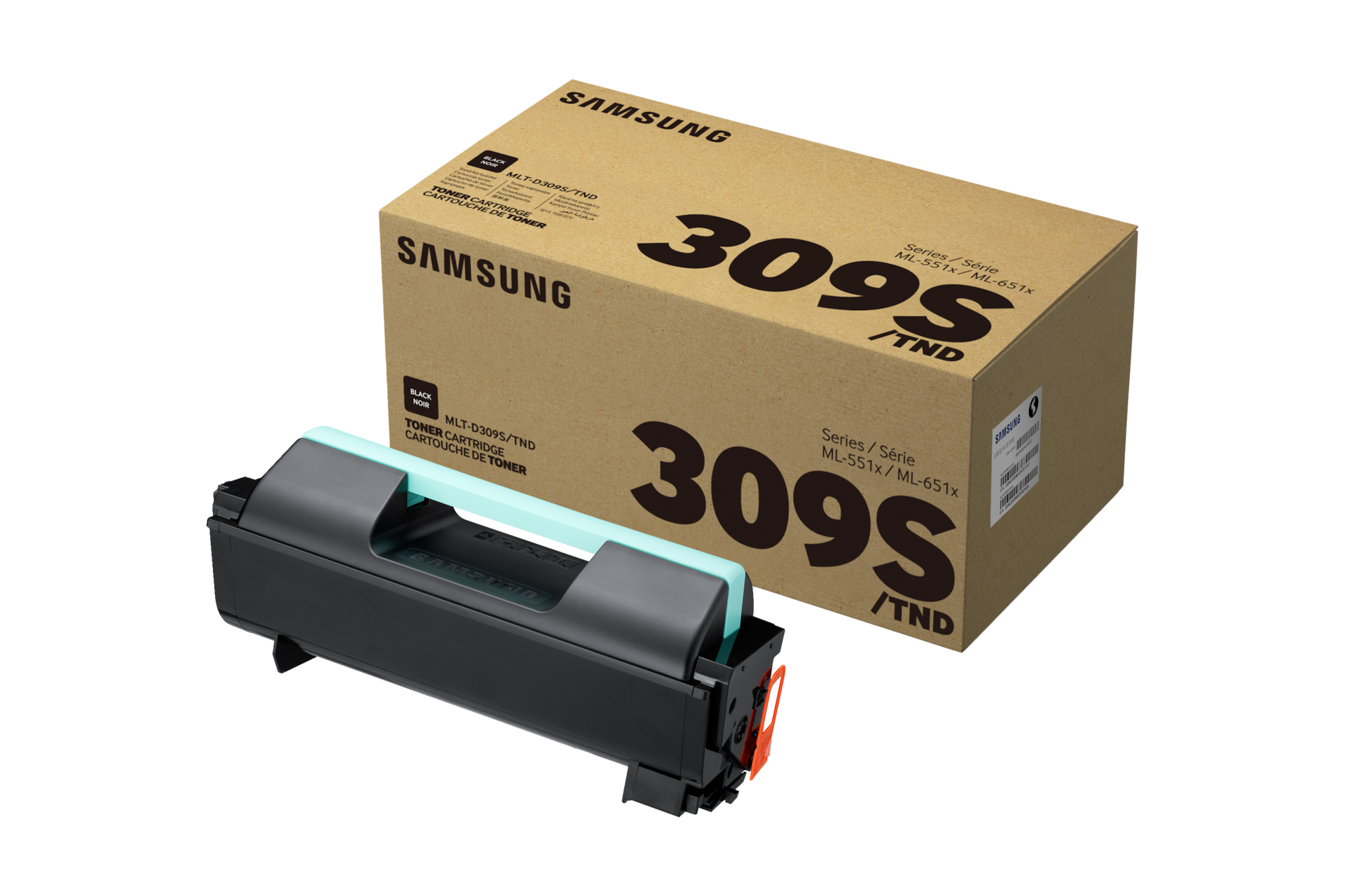 흑백 레이저프린터 토너 10,000 매 (블랙) 제품 토너 + 상자 이미지