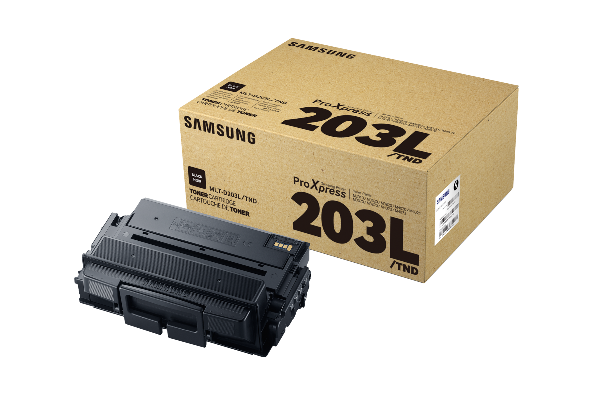 흑백 레이저프린터 토너 5,000 매 (블랙) 제품 상자 + 토너 이미지