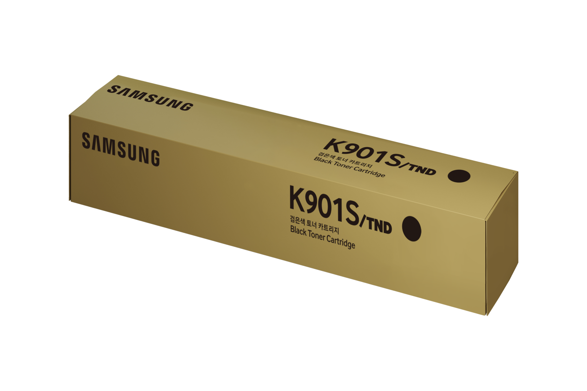 컬러 레이저프린터 토너 45,000 매 블랙 컬러 제품 박스 왼쪽 30도 회전컷