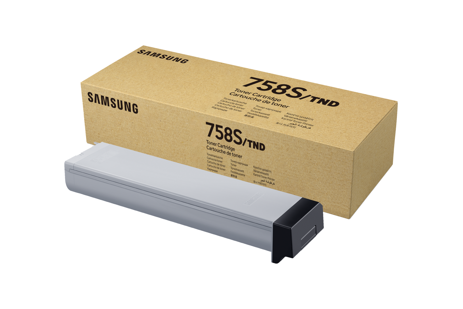 흑백 레이저프린터 토너 25,000 매 (블랙) 제품 상자 + 토너 이미지