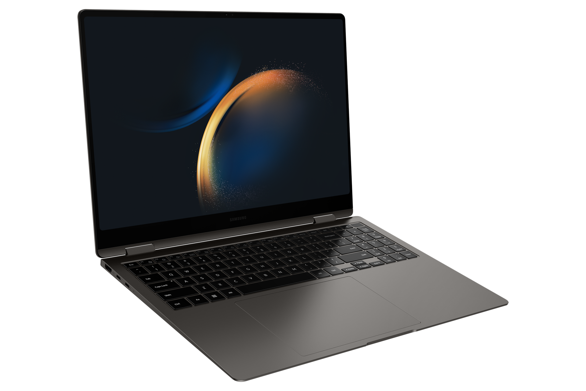 갤럭시 북3 Pro 360 40.6 cm Core™ i5 / 512 GB NVMe SSD 그라파이트 측면 오른쪽