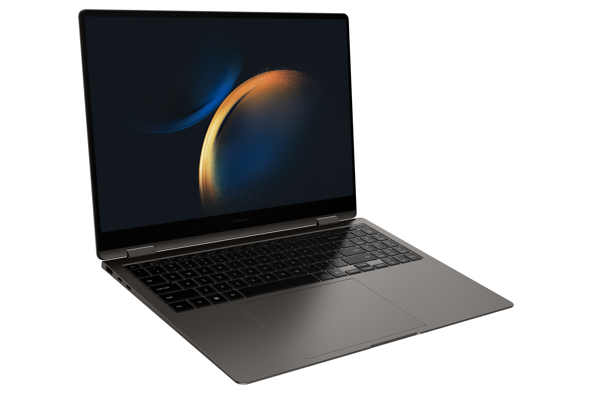 갤럭시 북3 Pro 360 40.6 cm Core™ i7 / 512 GB NVMe SSD 그라파이트 측면 오른쪽