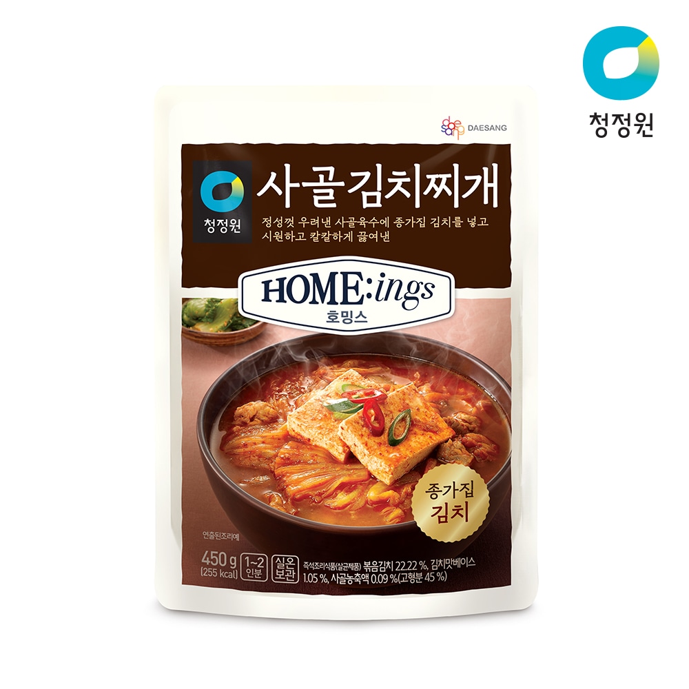 사골김치찌개450G X 4 ㅣ 청정원 대한민국