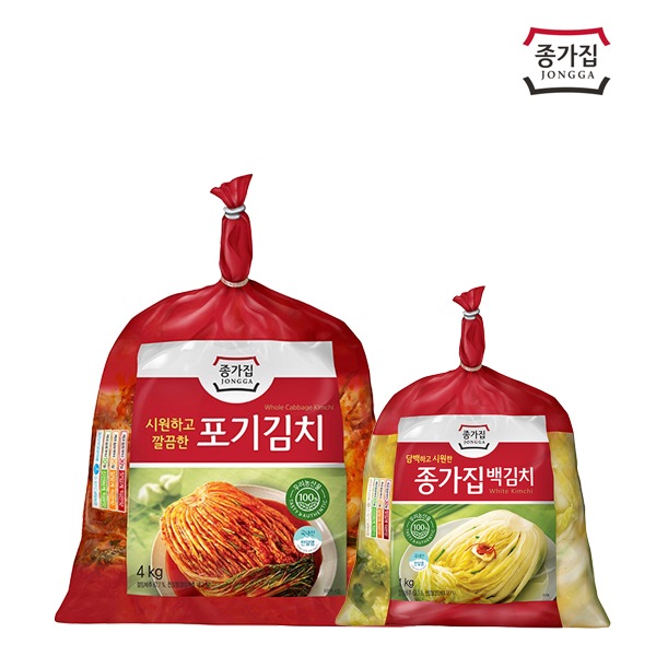 포기김치+백김치 5kg세트 ㅣ 종가집 대한민국 