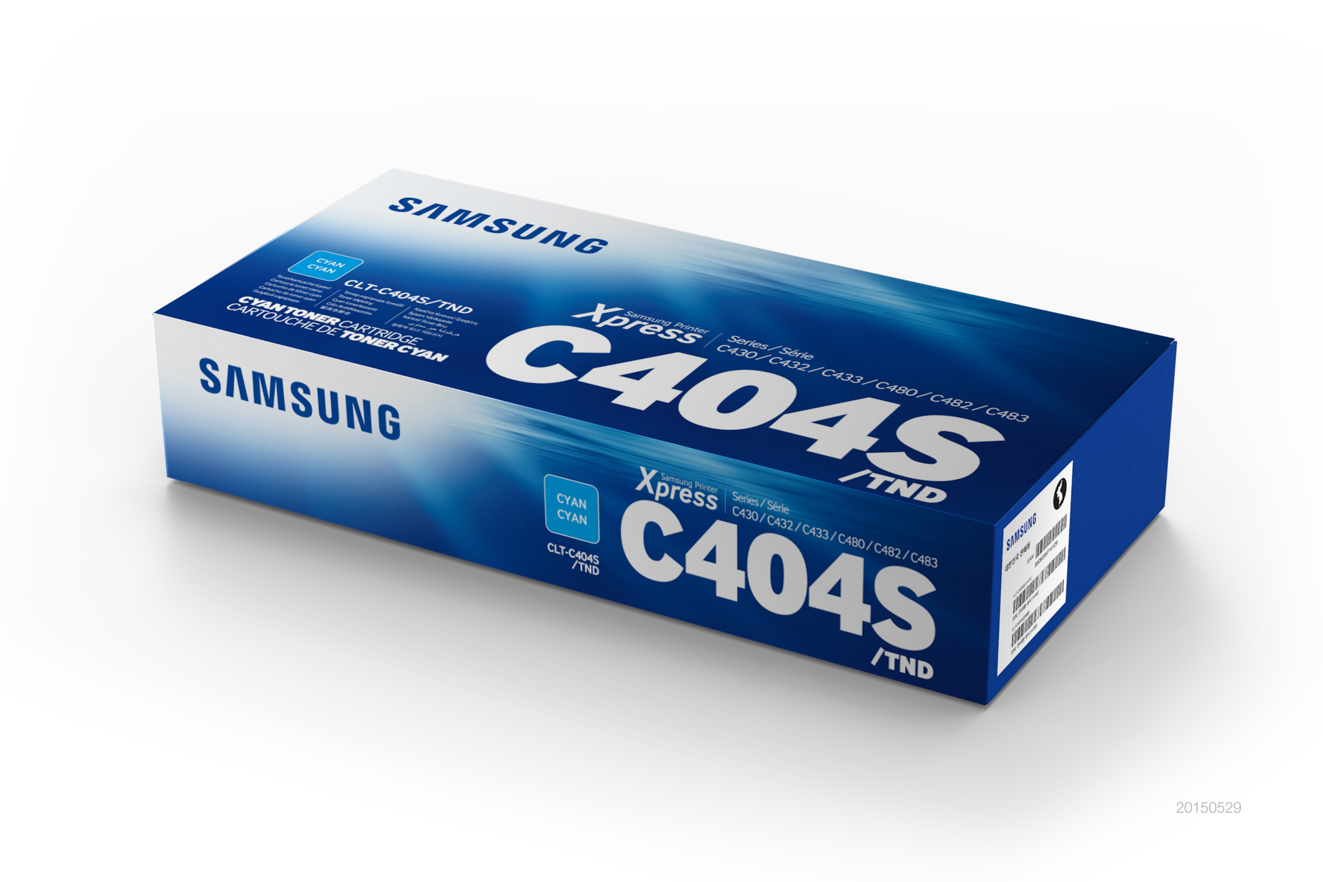 컬러 레이저 프린터 토너 1,000 매 사이안 컬러 박스이미지 