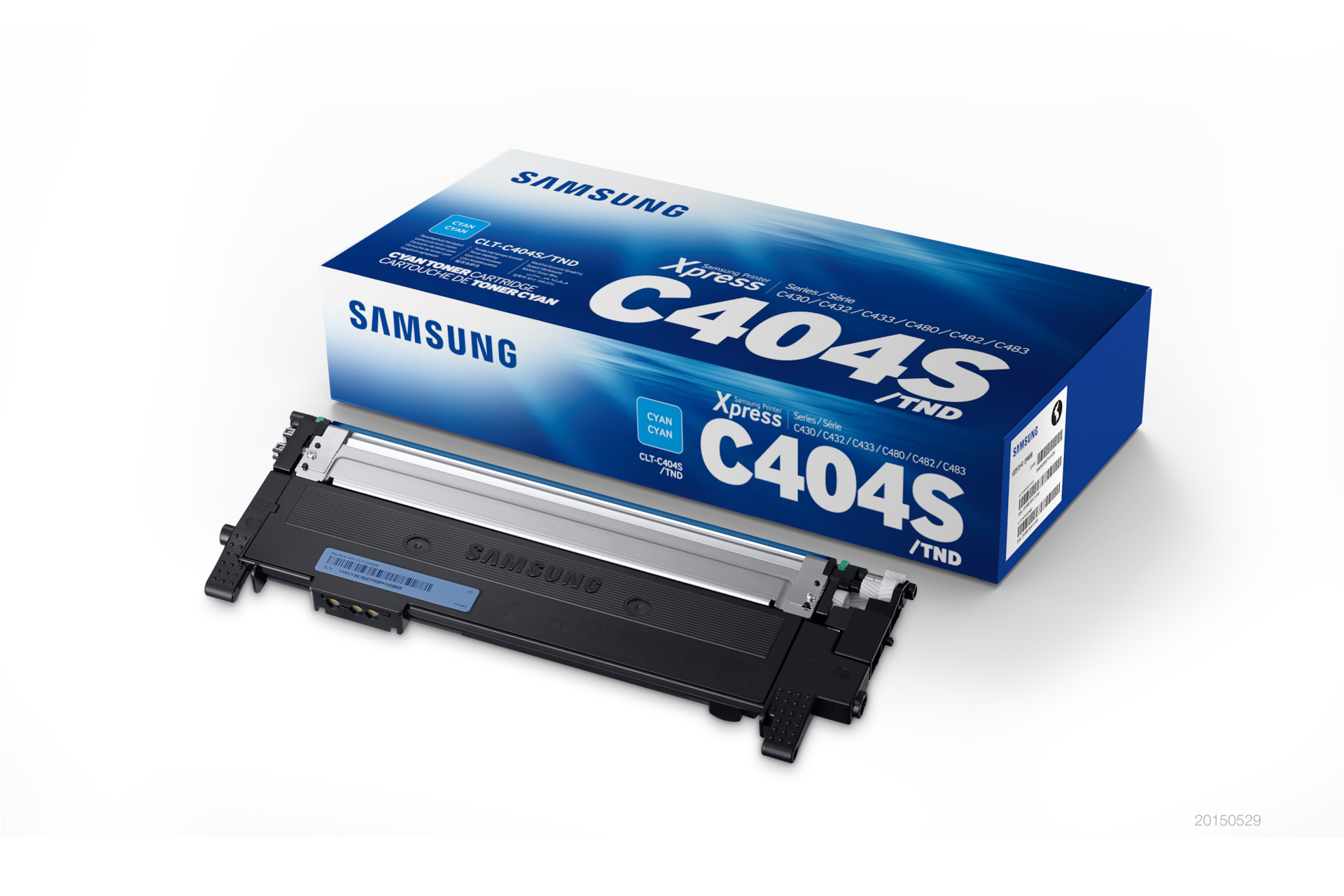 컬러 레이저 프린터 토너 1,000 매 사이안 컬러 토너 + 박스 이미지 