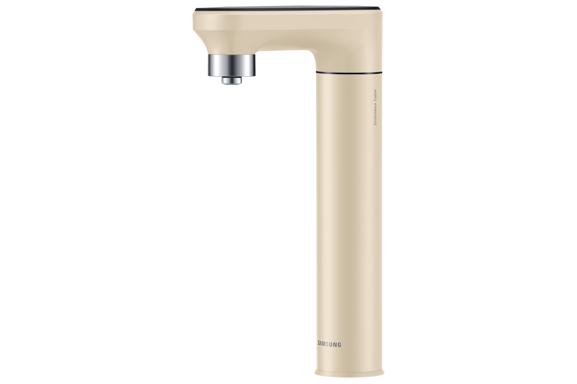 Bespoke 정수기 일체형 (냉/정수)+교체용 필터 1SET 멜로우 베이지 파우셋 우측면