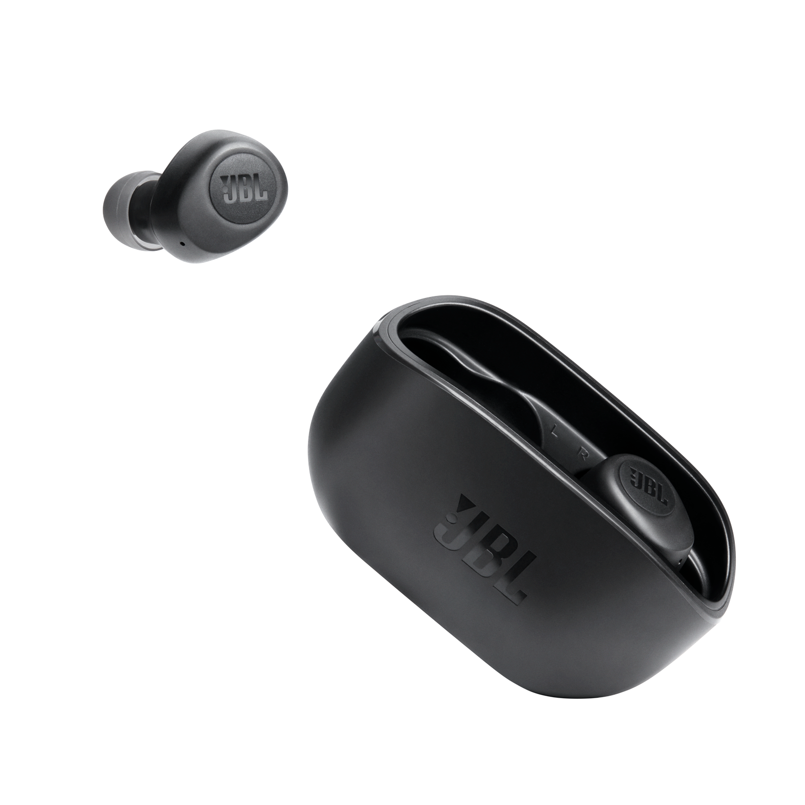 JBL WAVE 100 무선 이어폰 블랙 정면