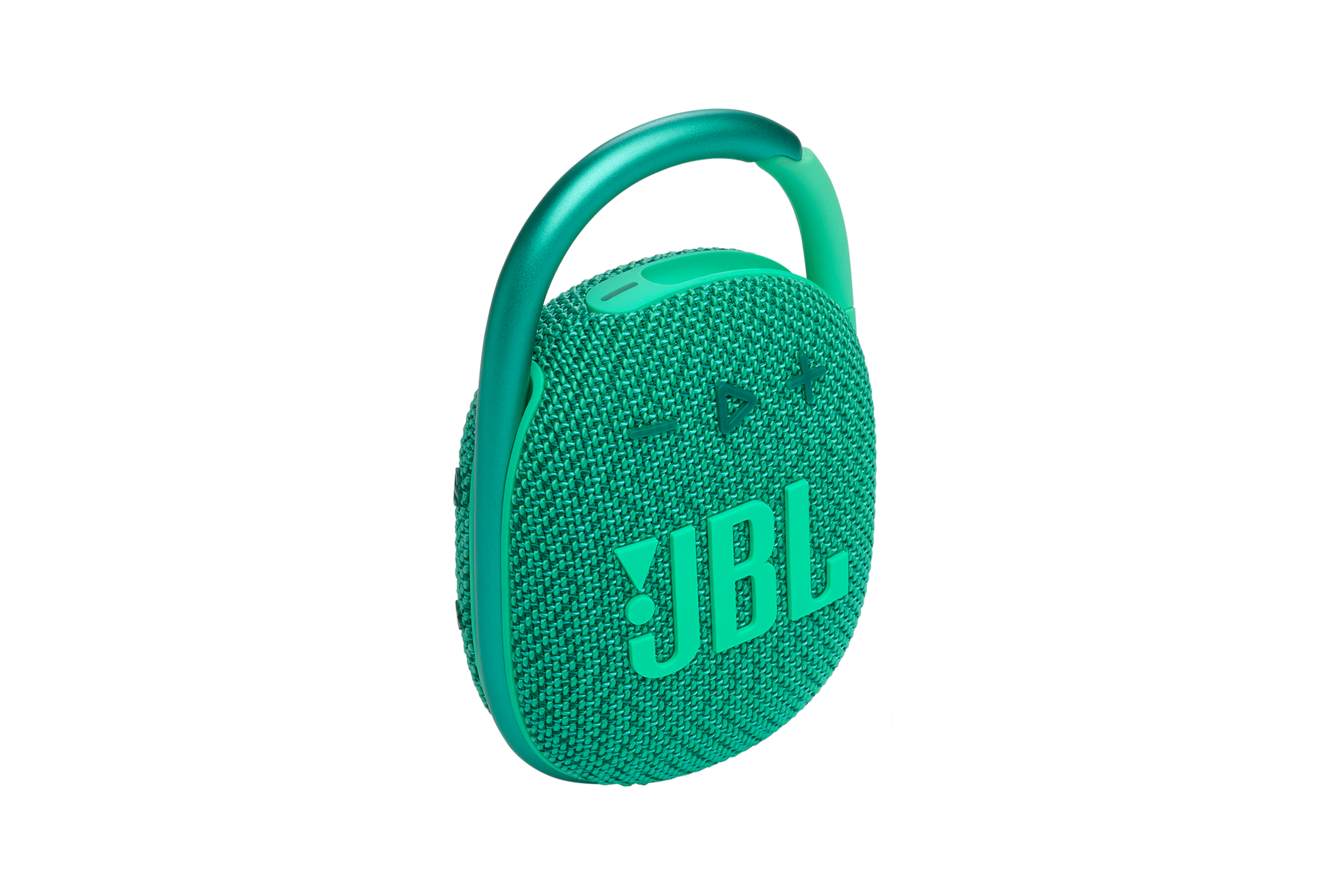 JBL CLIP 4 ECO 블루투스 스피커 그린 제품 45도 좌측면