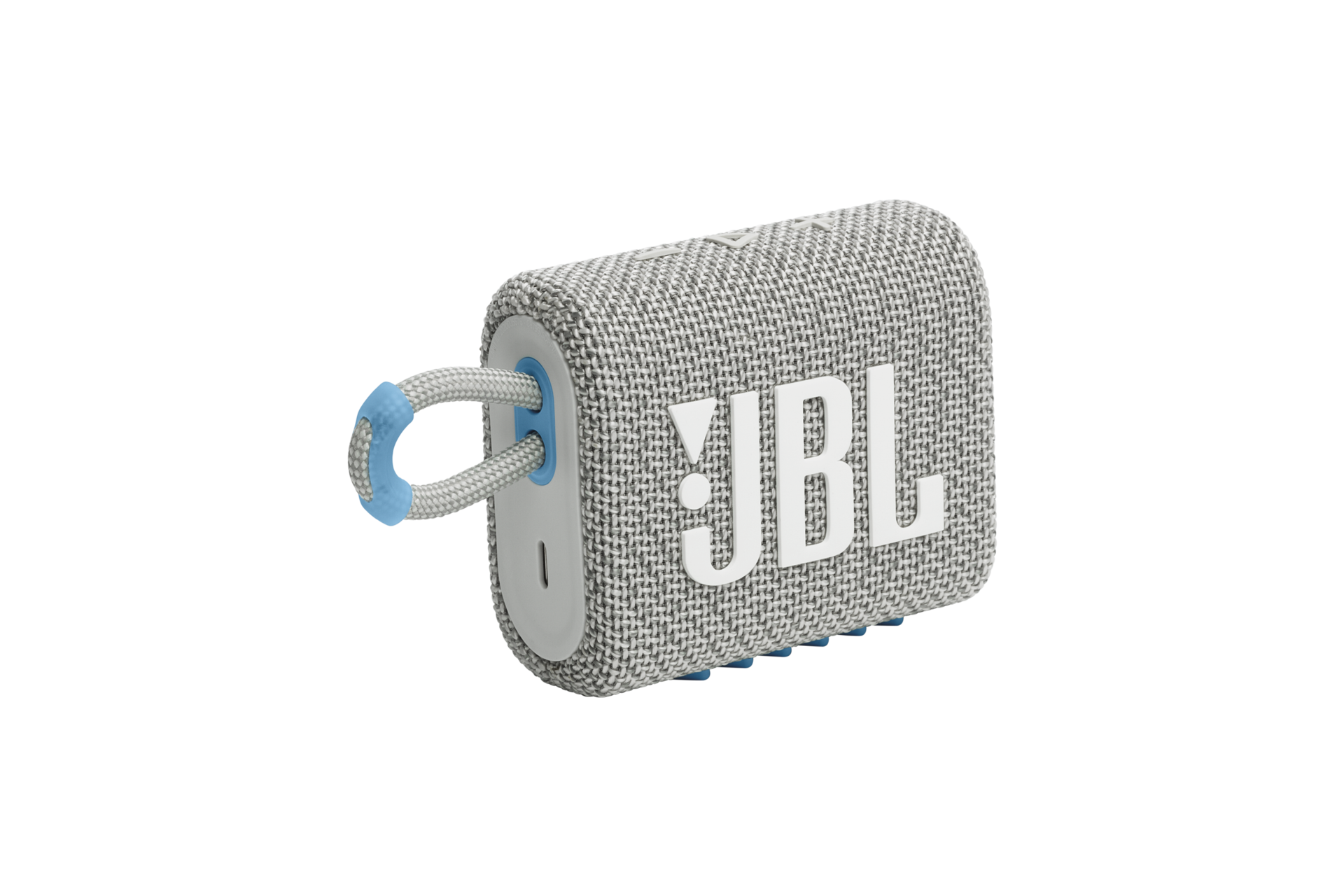 JBL GO 3 ECO 블루투스 스피커 화이트 제품 측면