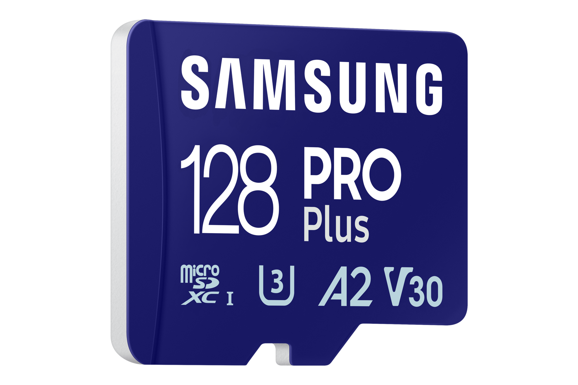 PRO Plus with Card Reader 마이크로SD 메모리카드 128 GB 오른쪽 뒤로 45도 기울어진 이미지
