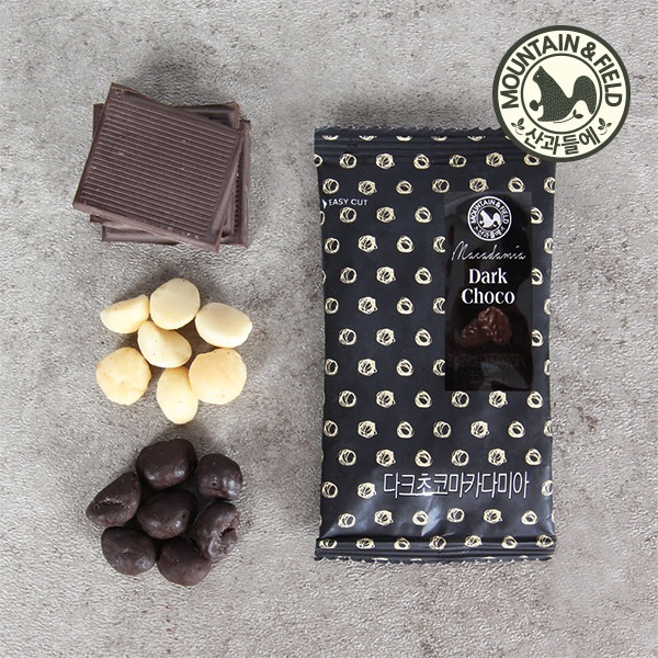 [산과들에] 각 다크초콜릿20봉)아몬드+헤이즐넛+마카 4번째 이미지