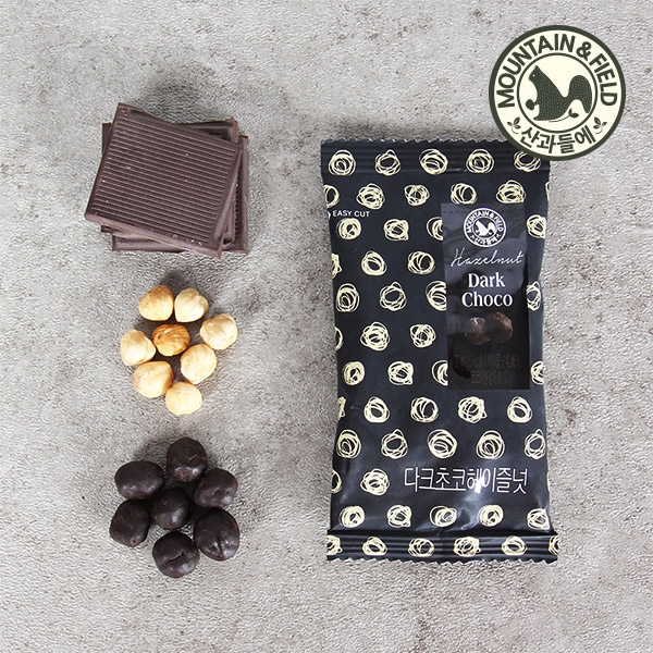 [산과들에] 각 다크초콜릿20봉)아몬드+헤이즐넛+마카 3번째 이미지
