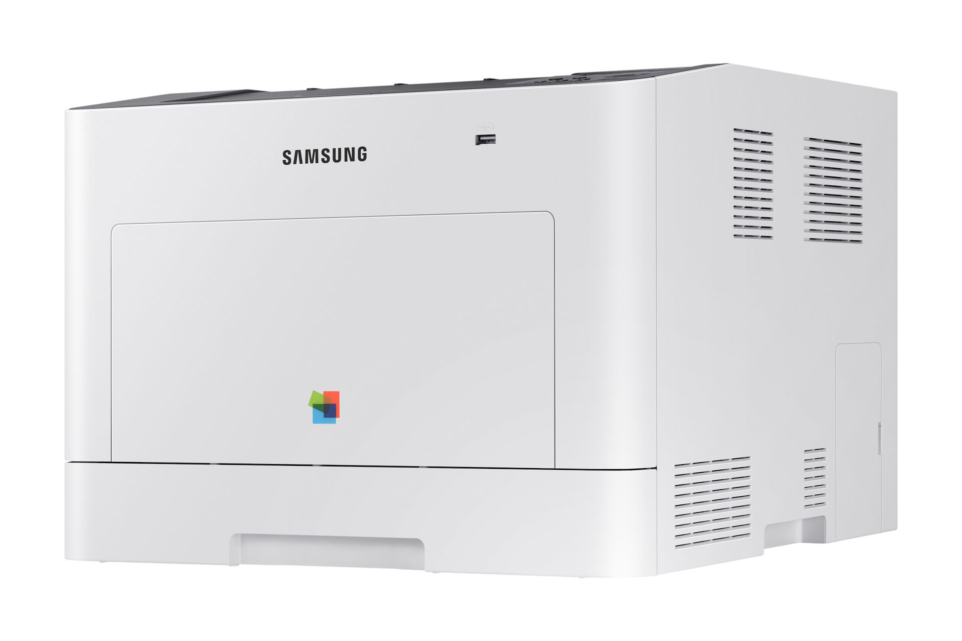 A4 컬러 레이저 프린터 C30 시리즈 30 ppm SL-C3030ND (화이트) 왼쪽으로 45도 돌아간 이미지