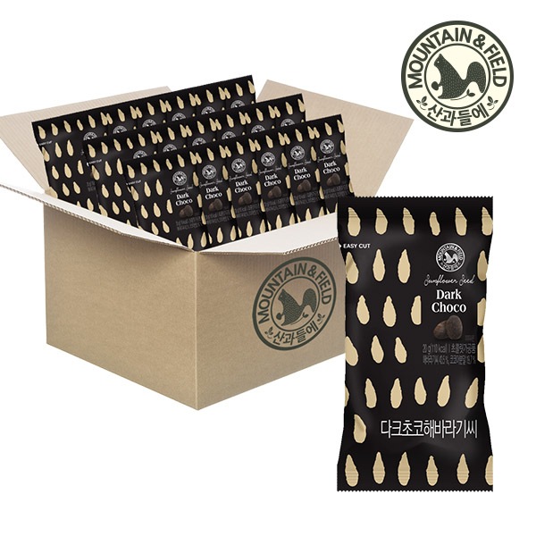 [산과들에] 다크초콜릿해바라기씨x20봉 (초코볼, 과자) 5번째 이미지