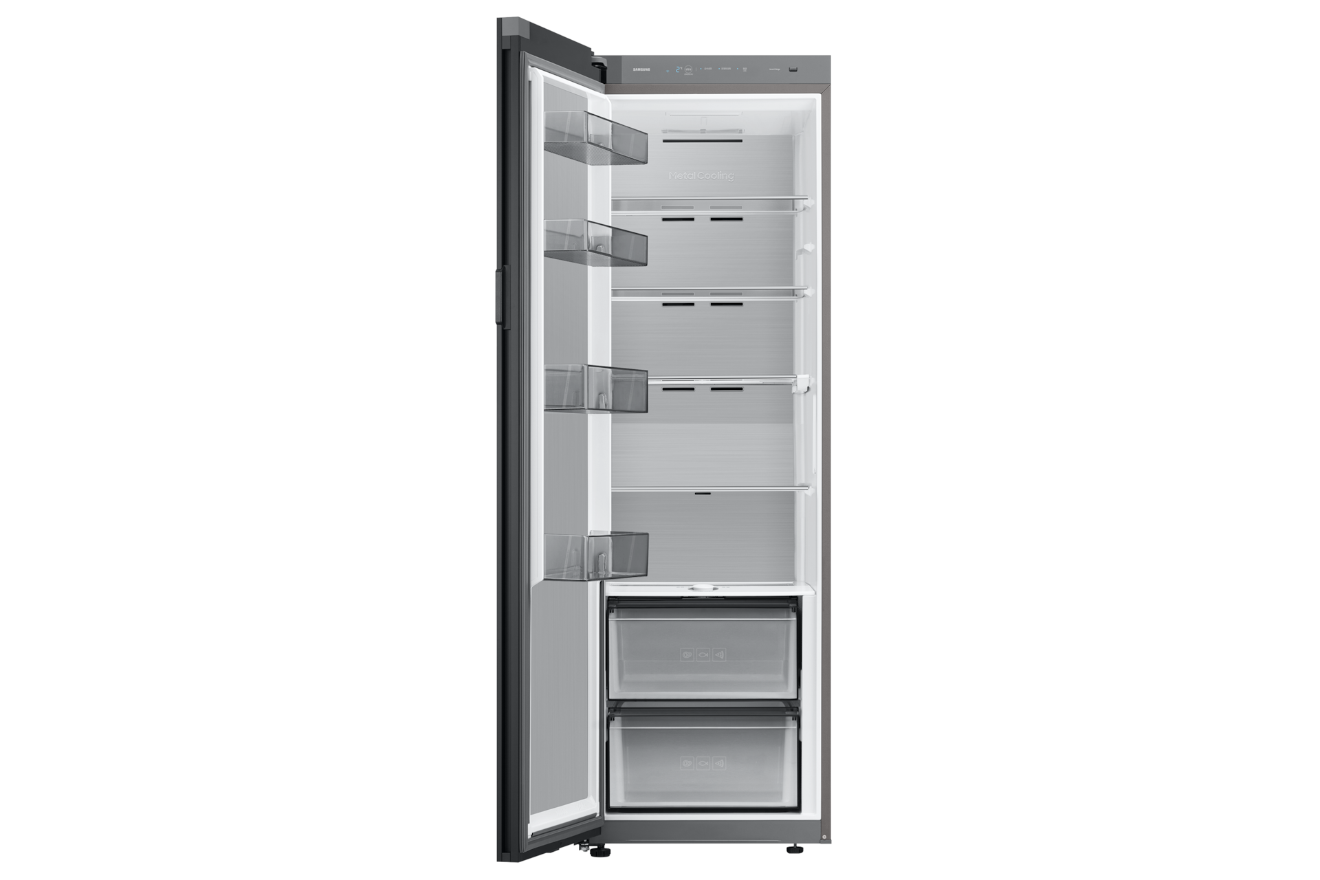 BESPOKE 냉장고 1도어 코타 화이트 내상컷
