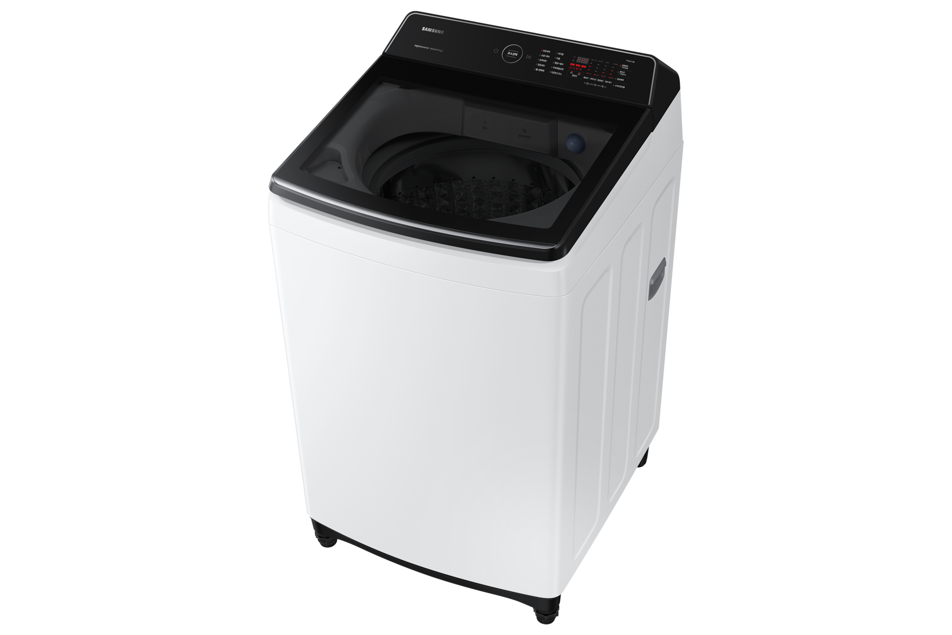 통버블 세탁기 18kg 화이트 우측 15도