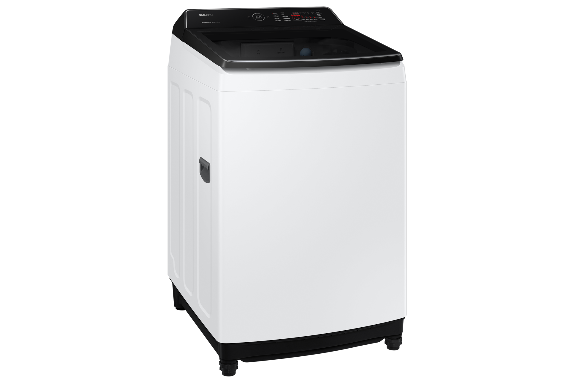 통버블 세탁기 18kg 화이트 좌측 15도