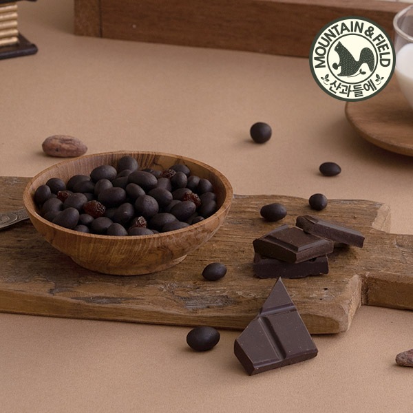 [산과들에] 다크초콜릿건포도x20봉 (초코볼, 과자) 2번째 이미지