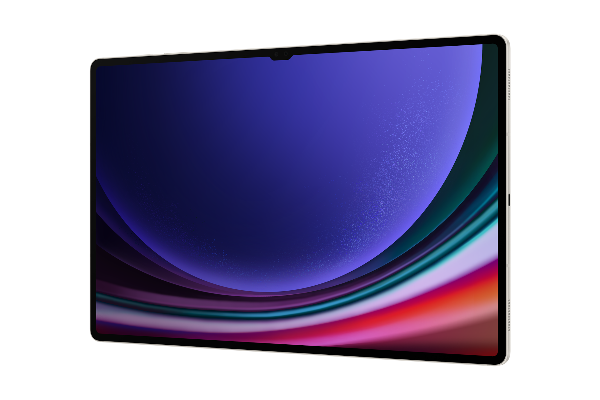 갤럭시 탭 S9 Ultra (Wi-Fi) 베이지 오른쪽 30도 앞측면 