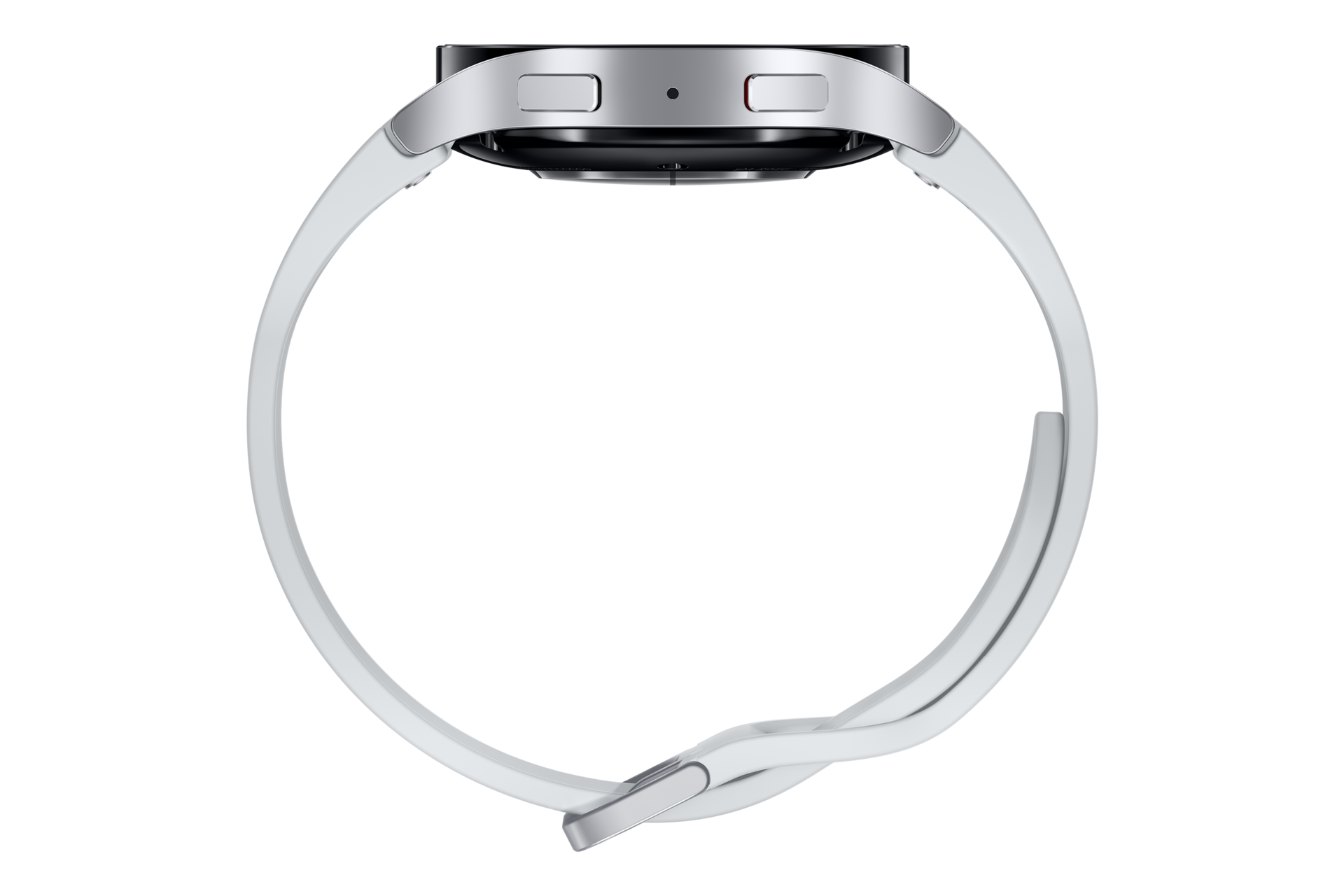 갤럭시 워치6 44 mm (블루투스) 실버 옆면 