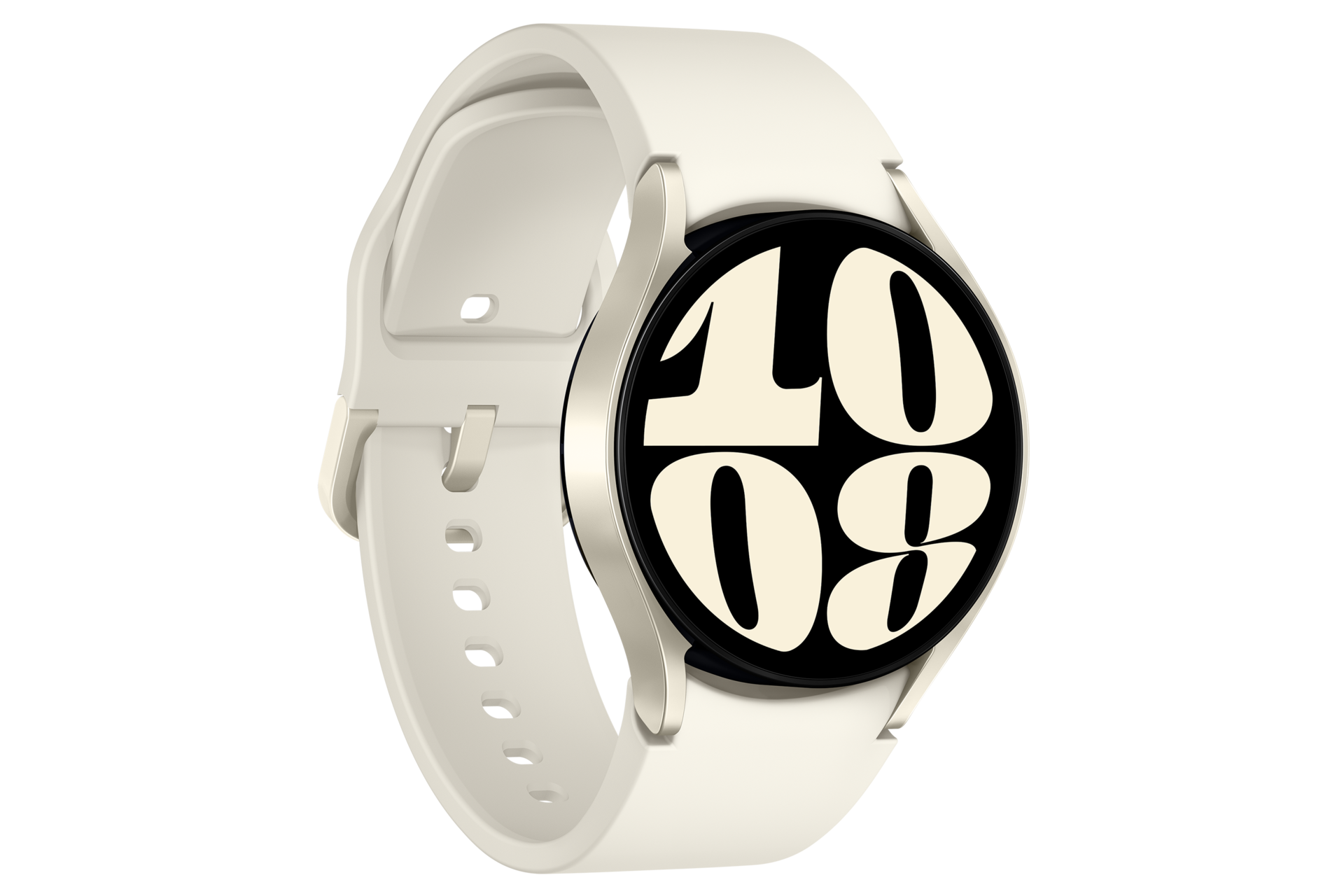 갤럭시 워치6 40 mm (블루투스) 골드 앞면 왼쪽 30도