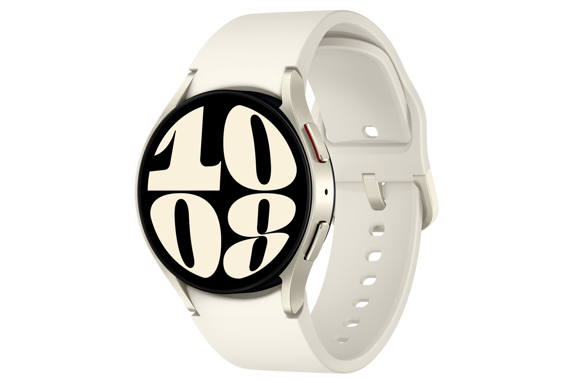 갤럭시 워치6 40 mm (블루투스) 골드 앞면 오른쪽 30도