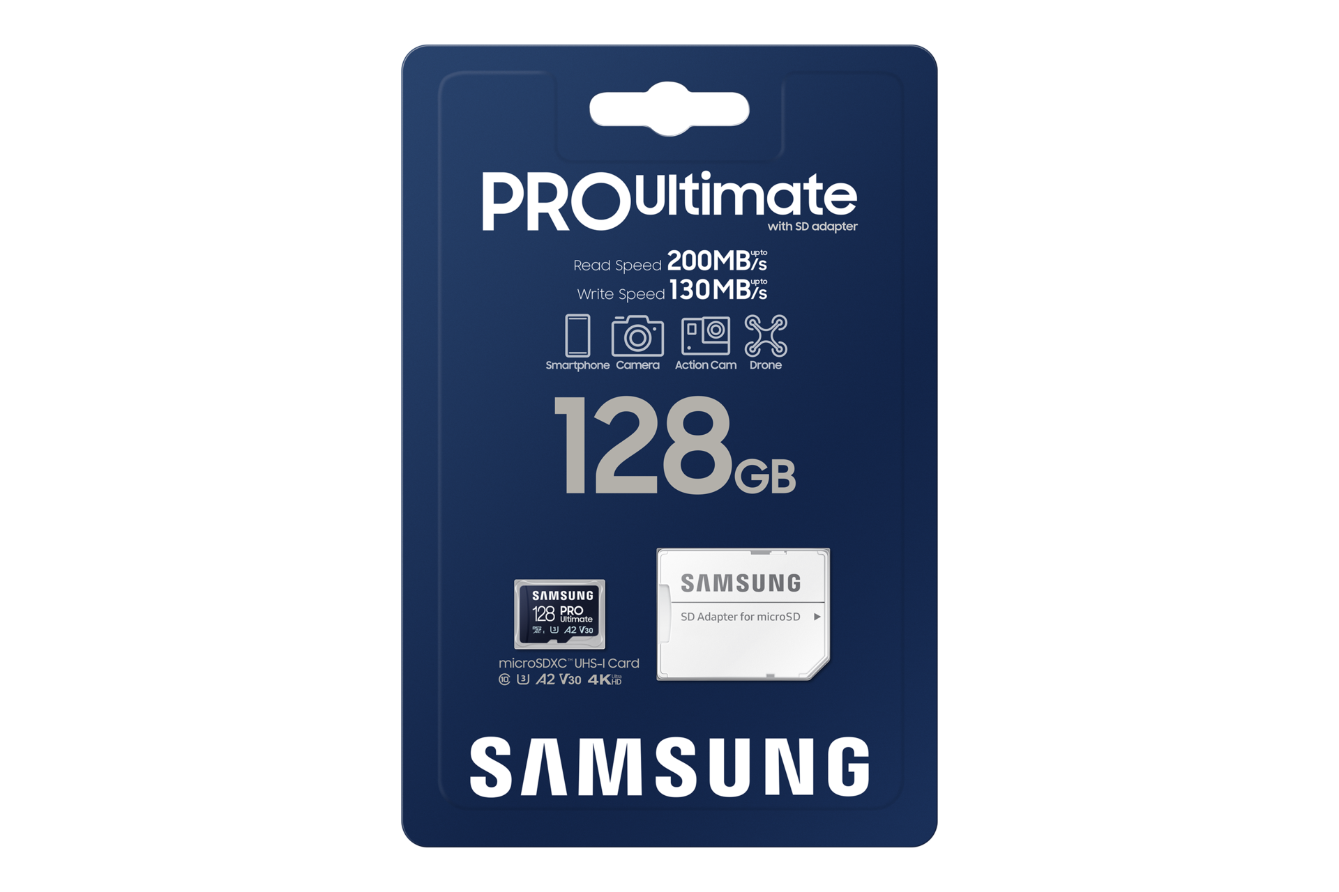 마이크로SD 메모리카드 PRO Ultimate 128 GB 상자 정면 이미지