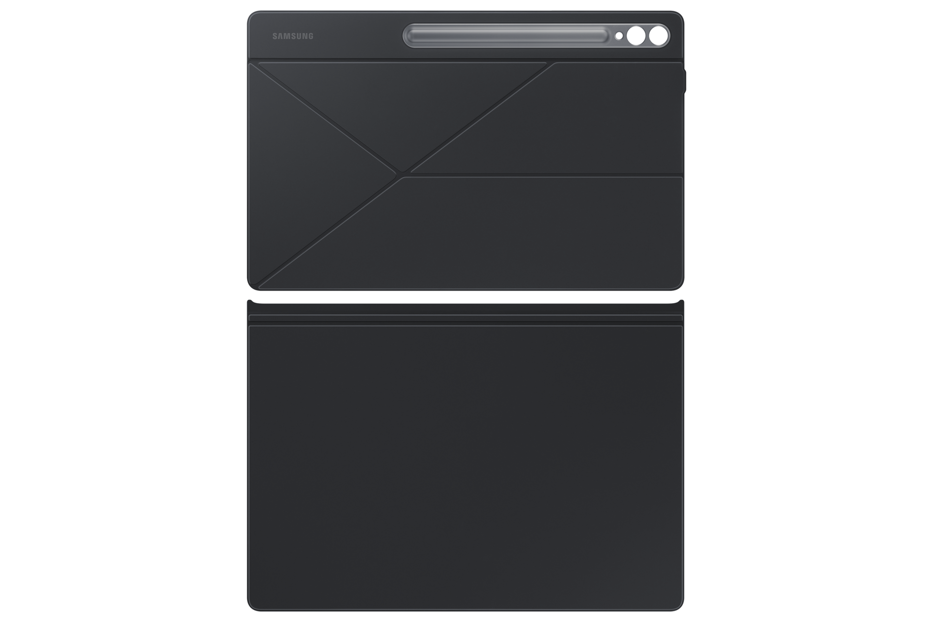 갤럭시 탭 S9+ 스마트 북커버 (블랙) 제품 정면 이미지 