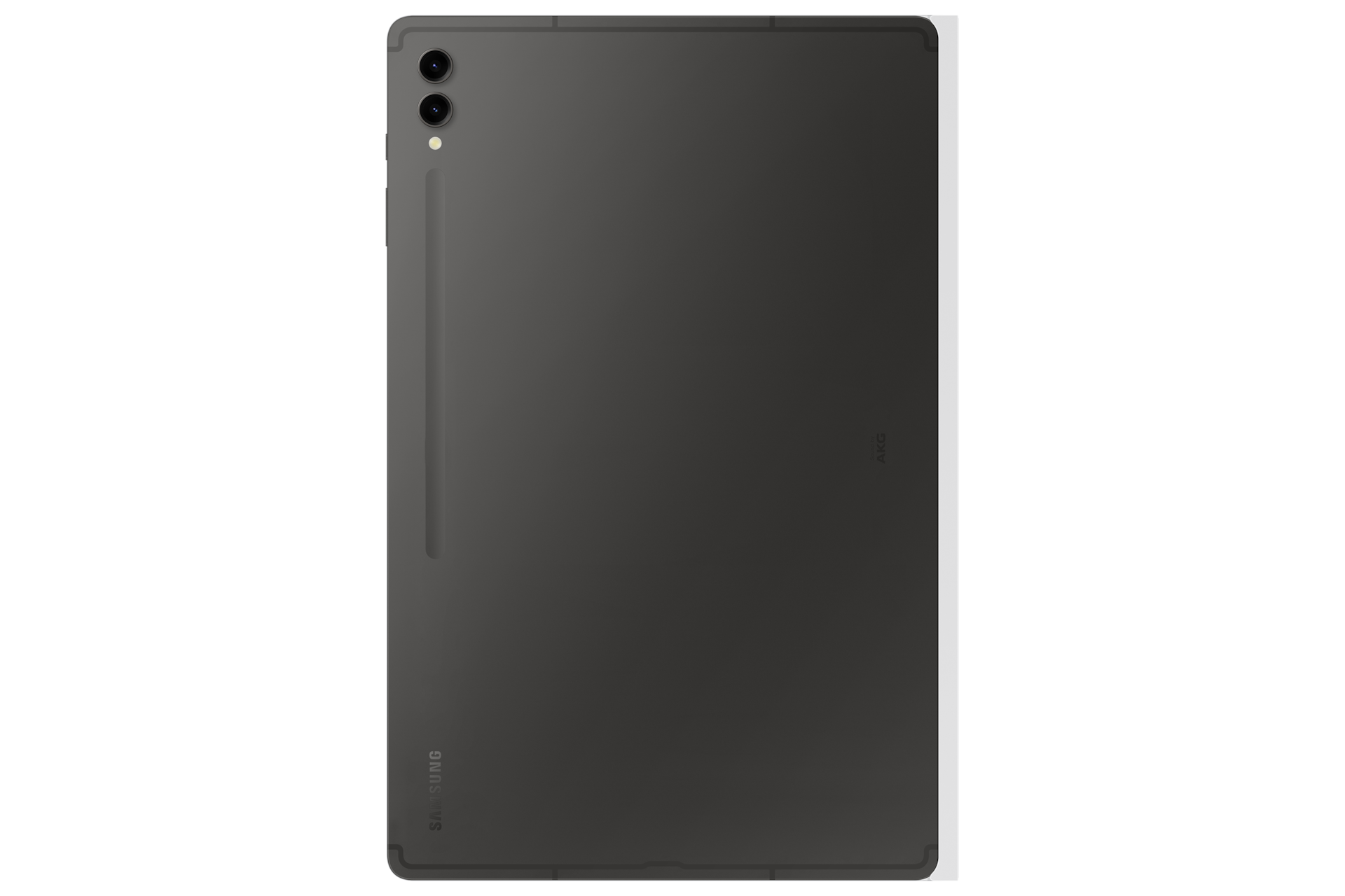 갤럭시 탭 S9 Ultra 노트페이퍼 스크린 (화이트) 제품에 갤럭시 탭을 장착한 제품 후면 이미지