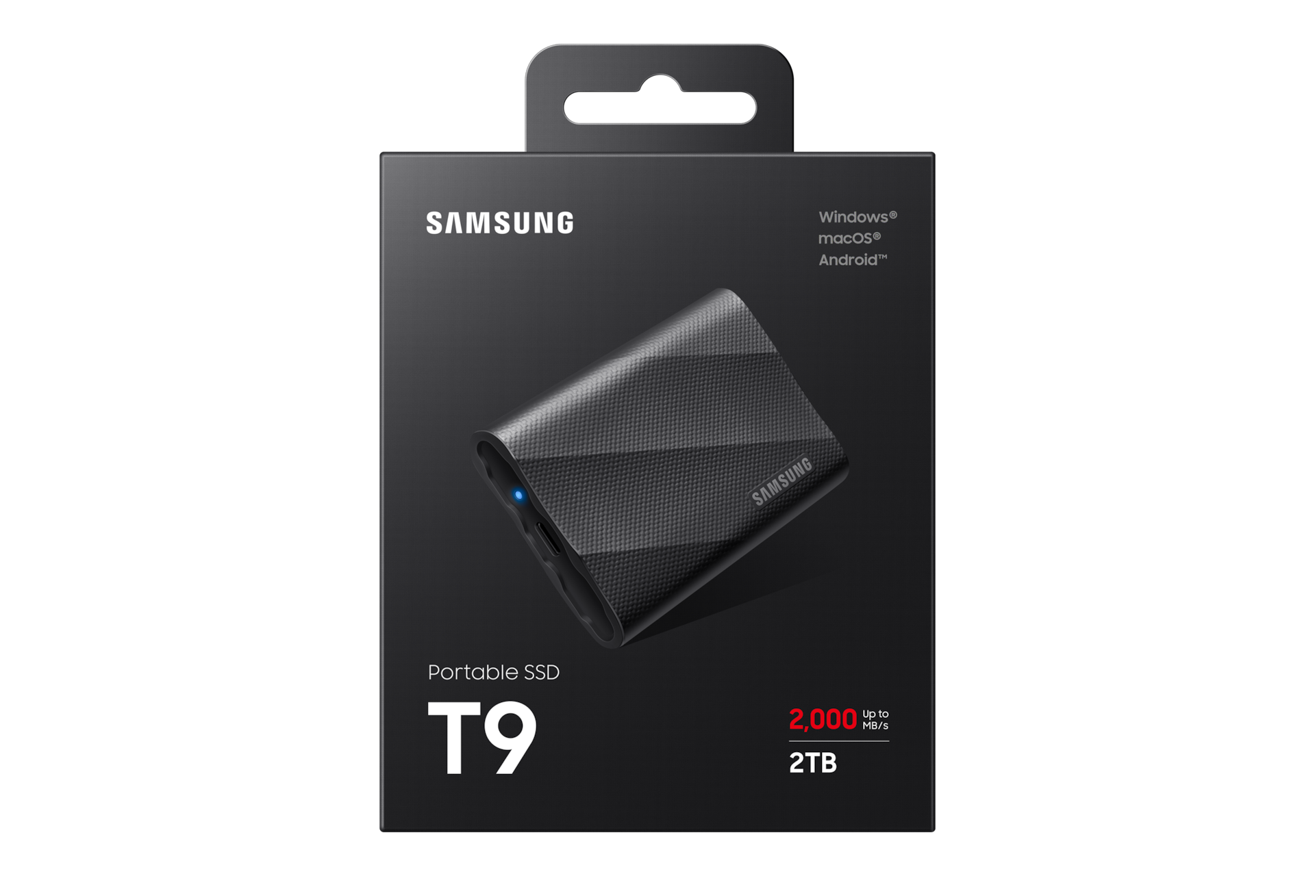 외장 SSD T9 USB 3.2 Gen 2 2 TB 제품 박스 이미지