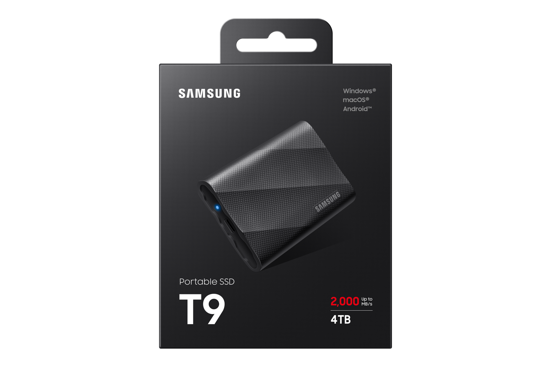 외장 SSD T9 USB 3.2 Gen 2 4 TB 제품 박스 이미지