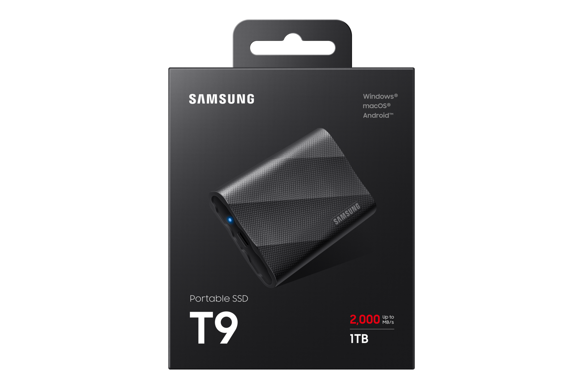 외장 SSD T9 USB 3.2 Gen 2 1 TB 제품 박스 이미지