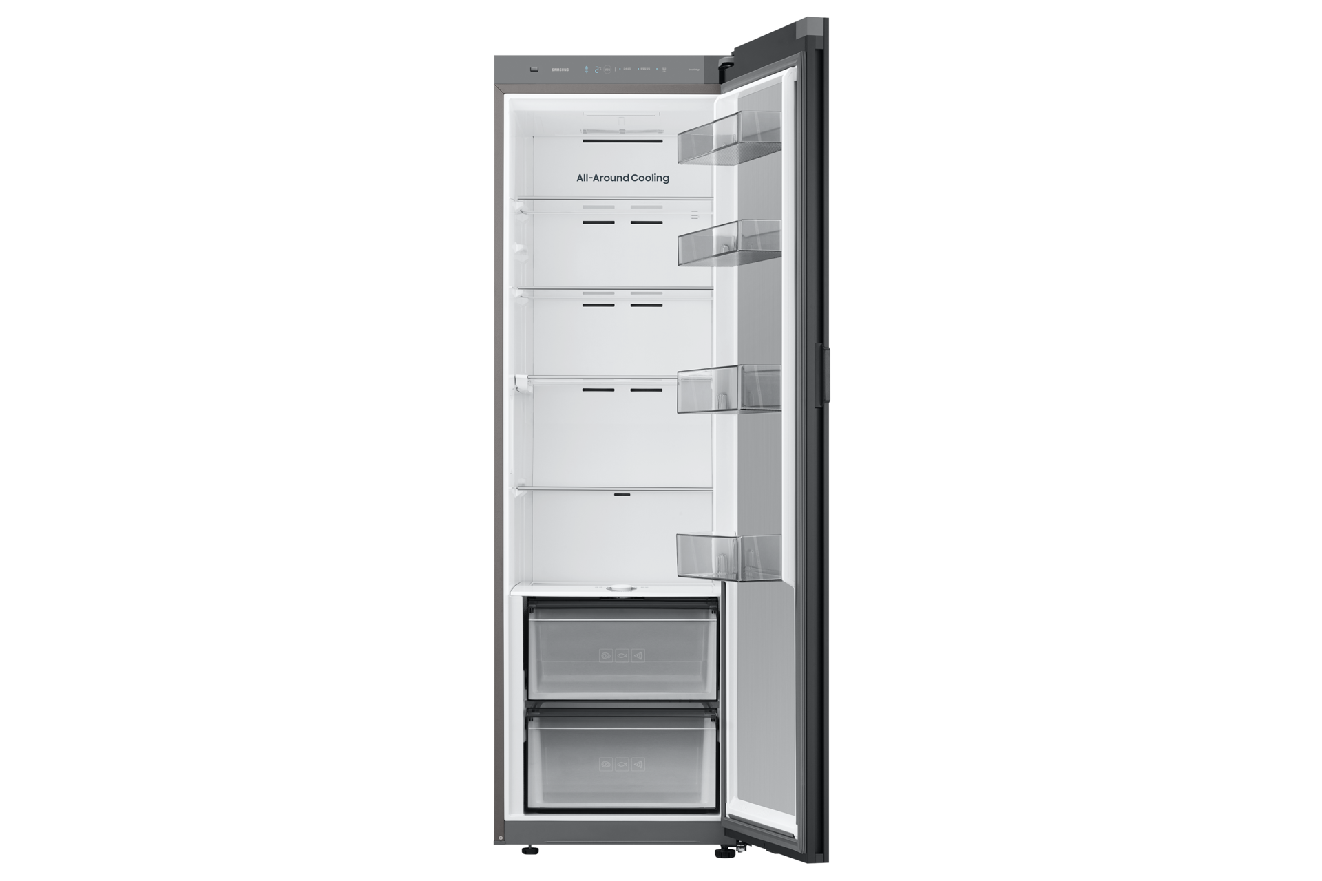 BESPOKE 냉장고 1도어 코타 차콜 내상컷