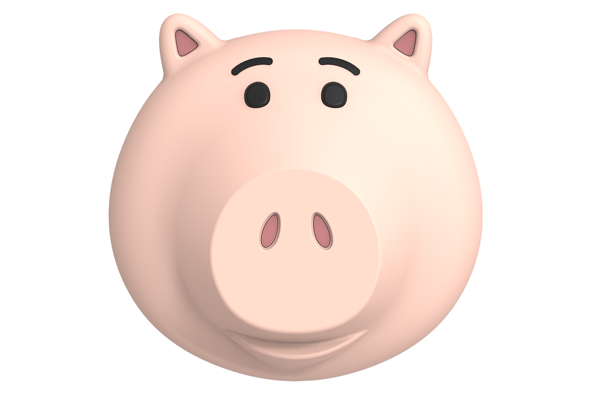 갤럭시 버즈 디즈니 햄 케이스 (애프리콧) 정면 이미지