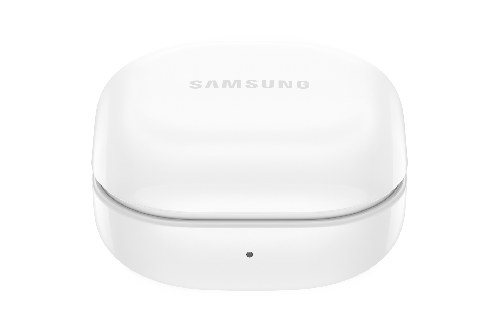 갤럭시 버즈 FE 그라파이트 케이스 뚜껑 닫힌 정면