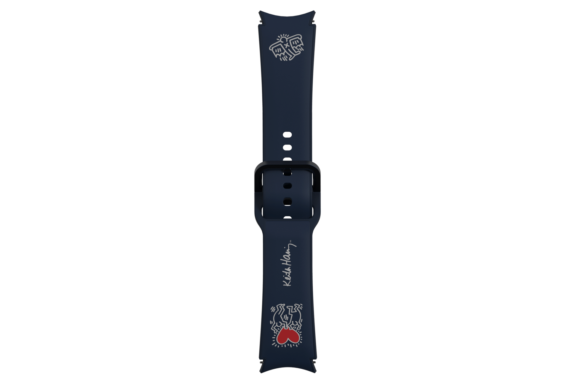 갤럭시 워치 키스해링 스트랩 (네이비) 결합 이미지 