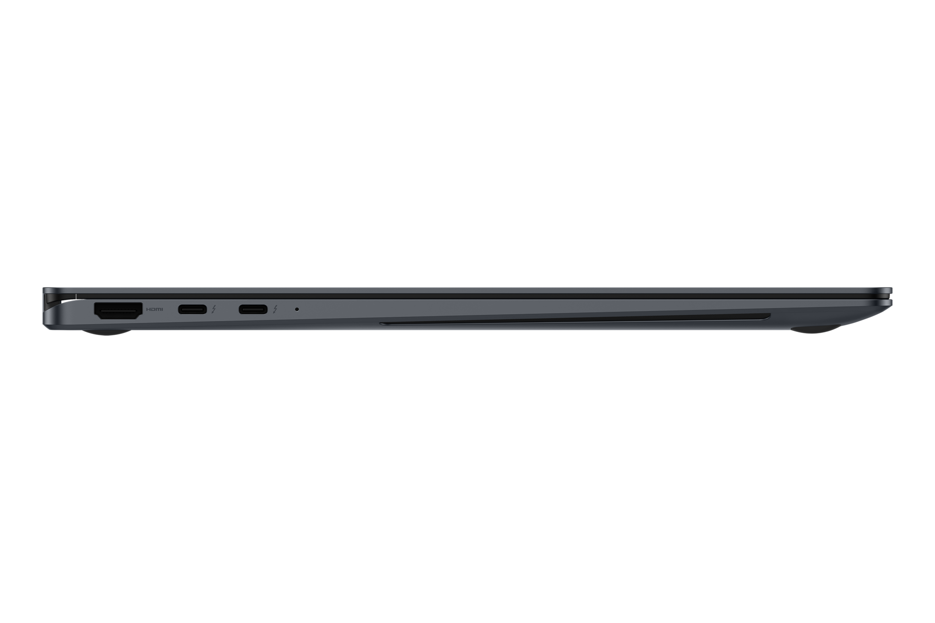갤럭시 북4 Pro 360 (40.6 cm) Core™ Ultra 7 / 512 GB NVMe SSD 문스톤 그레이 측면 포트