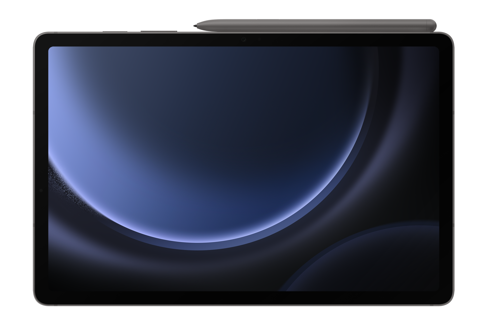 갤럭시 탭 S9 FE (5G) 그레이 S펜이 부착된 정면