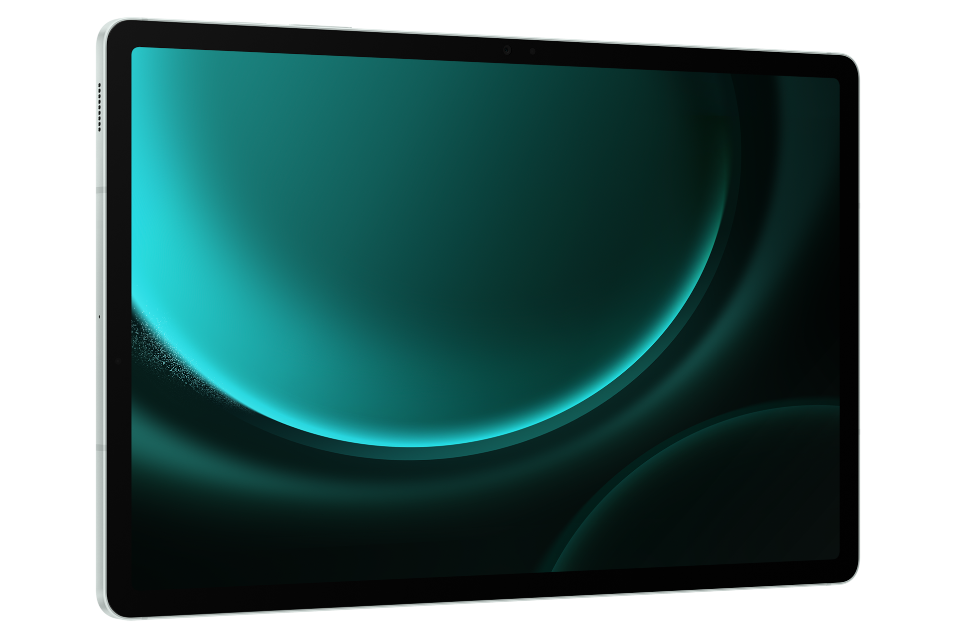 갤럭시 탭 S9 FE+(Wi-Fi) 민트 왼쪽 30도 앞측면