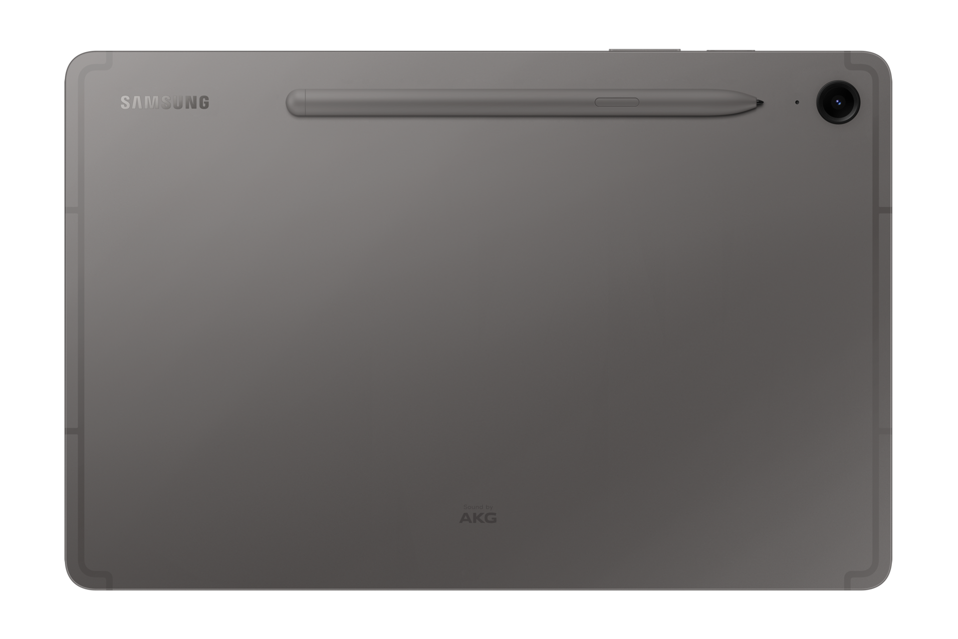 갤럭시 탭 S9 FE (5G) 그레이 S펜이 부착된 뒷면