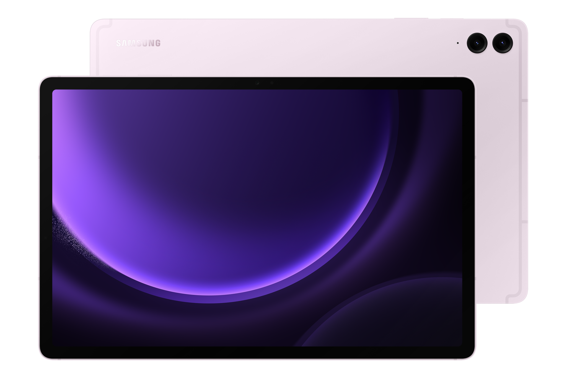 갤럭시 탭 S9 FE+ (Wi-Fi) 라벤더 정면 + 뒷면 콤보 이미지