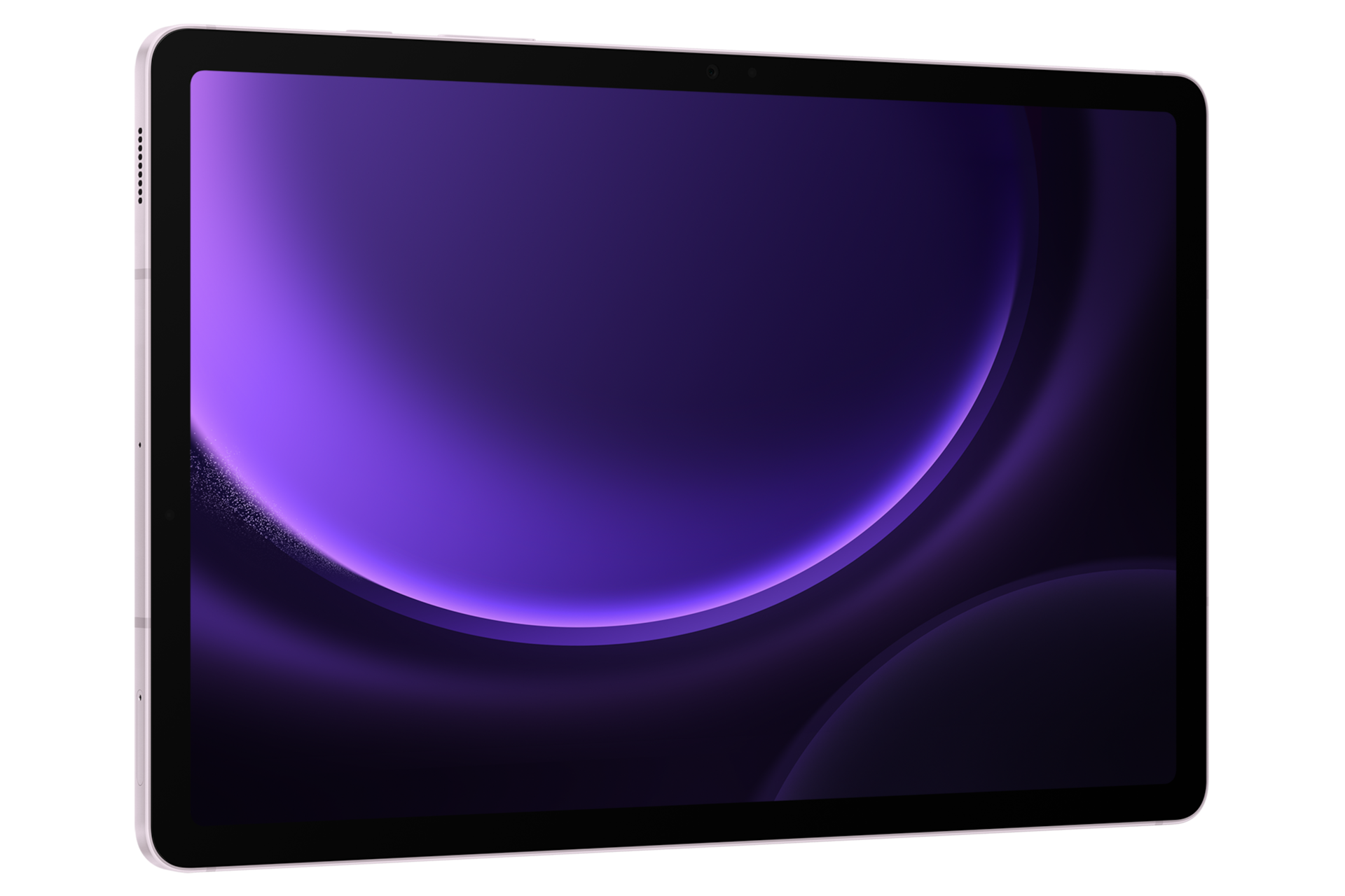 갤럭시 탭 S9 FE (5G) 라벤더 왼쪽 30도 앞측면