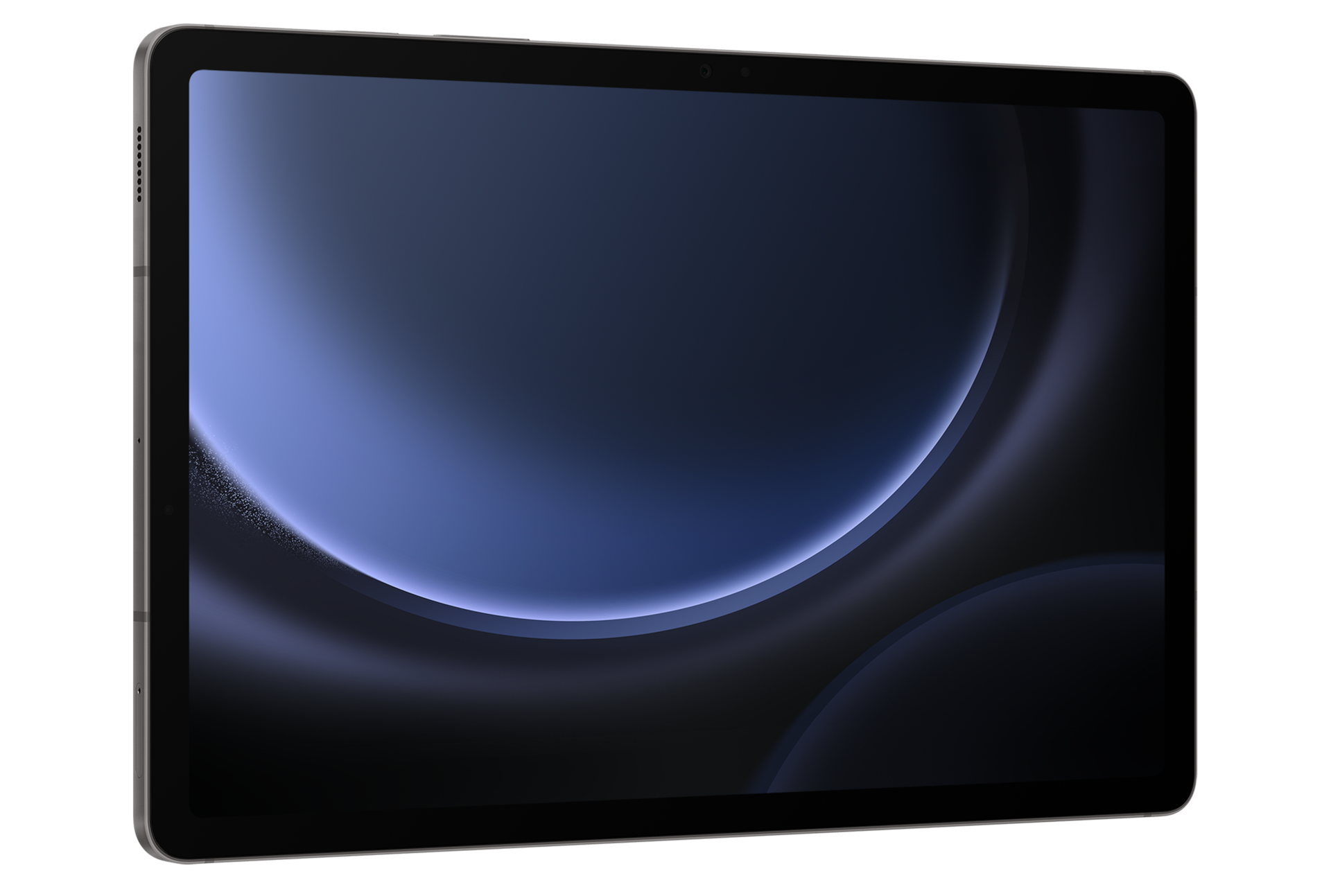 갤럭시 탭 S9 FE (5G) 그레이 왼쪽 30도 앞측면