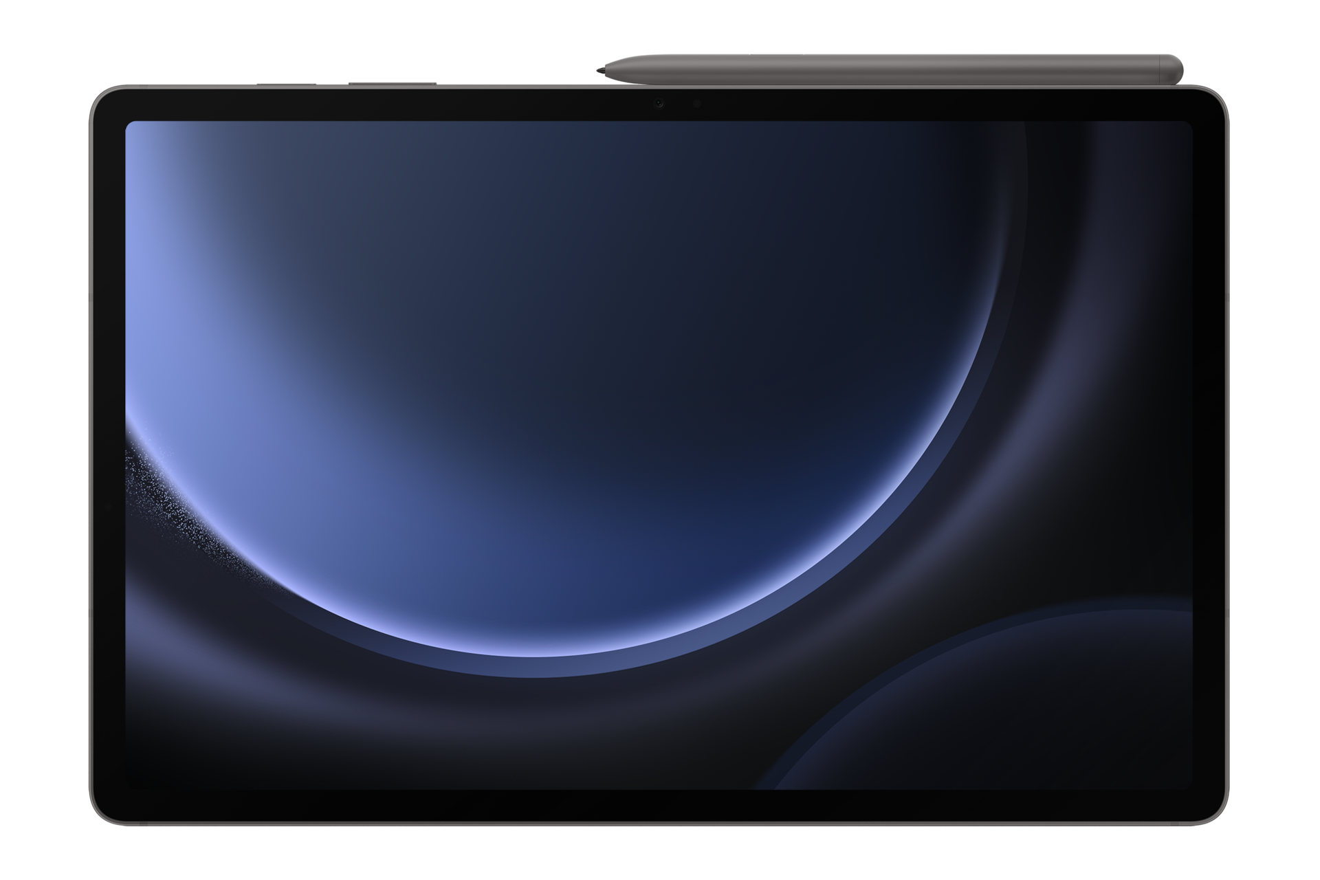 갤럭시 탭 S9 FE+ (Wi-Fi) 그레이 S펜이 부착된 정면