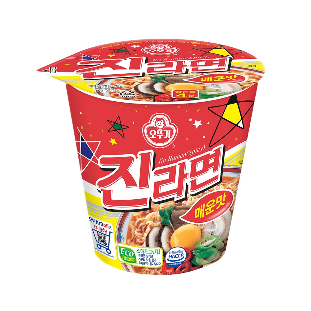[오뚜기] 진라면 매운맛 미니컵 X 15개 1번째 이미지