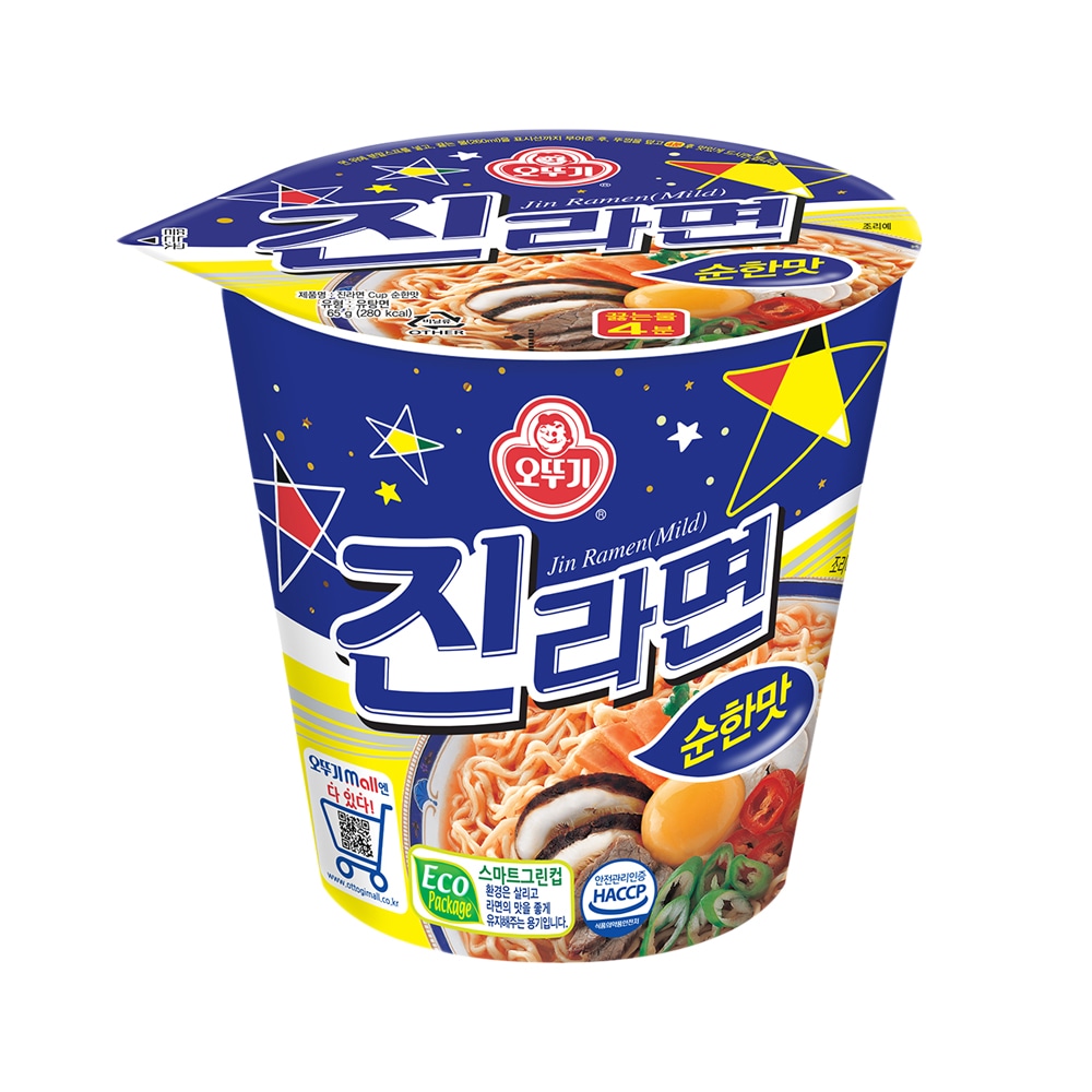 [오뚜기] 진라면 순한맛 미니컵 X 15개 1번째 이미지